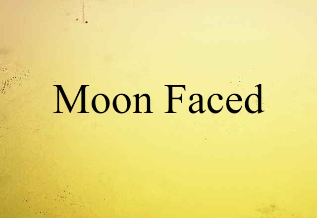 Moon-faced (noun) Definition, Meaning & Examples