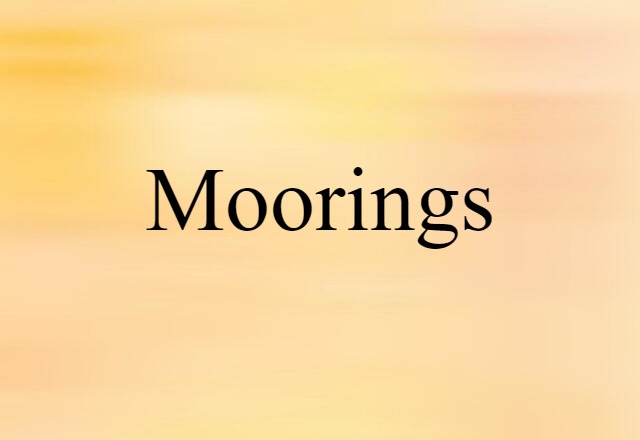 moorings