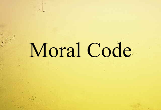 moral code