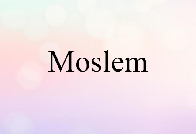 Moslem