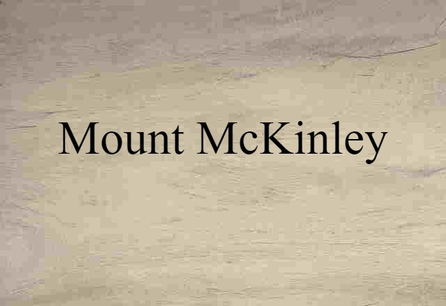 Mount McKinley