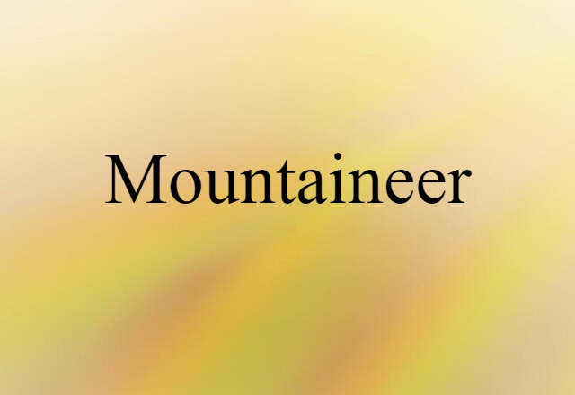 mountaineer