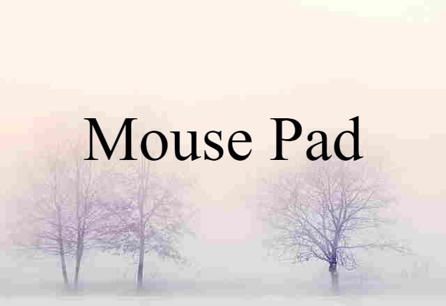 mouse pad