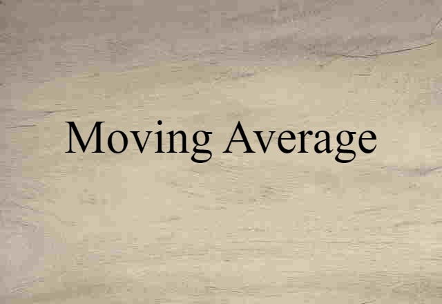 moving average