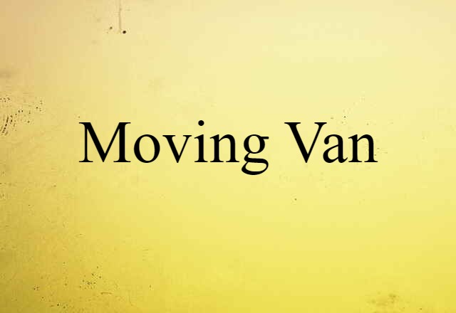 moving van