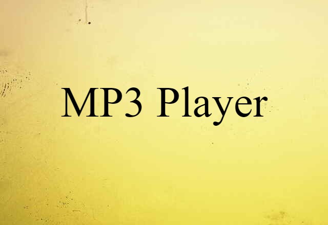 MP3 player