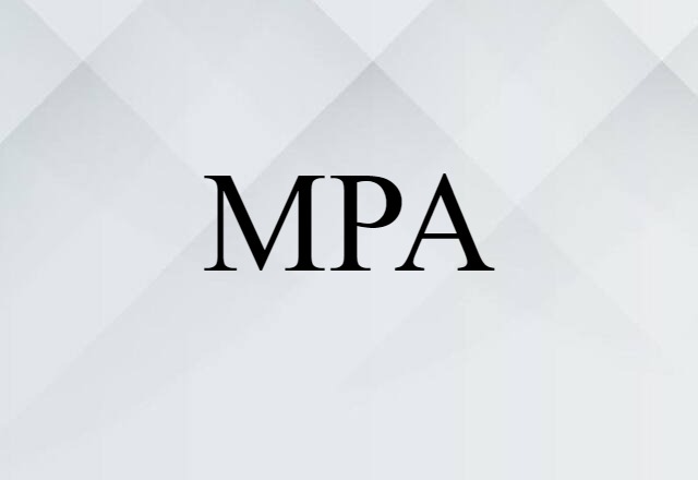 MPA