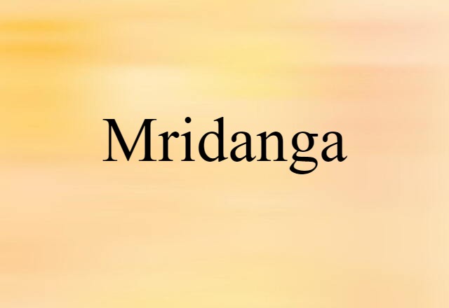 mridanga