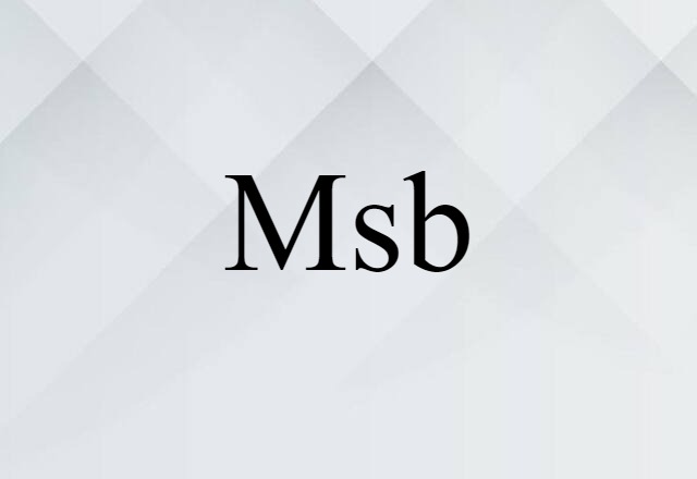 msb