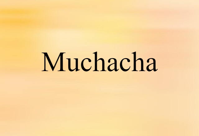 muchacha