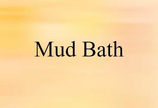 mud bath