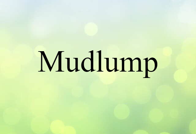 Mudlump (noun) Definition, Meaning & Examples