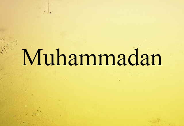 Muhammadan