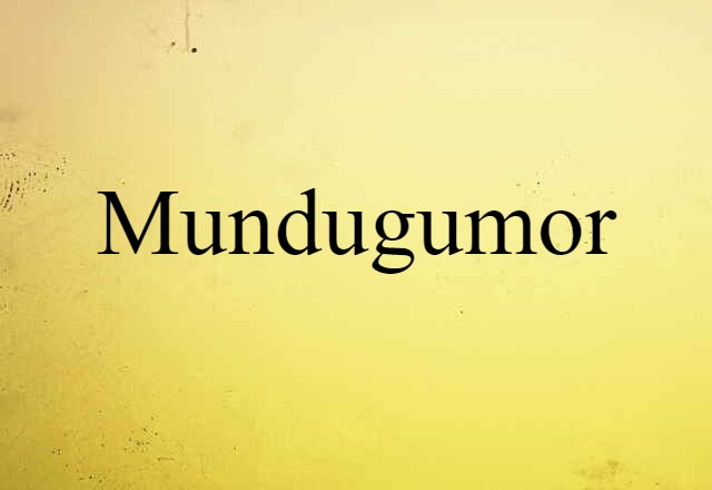 Mundugumor