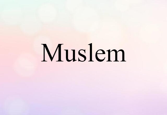 Muslem