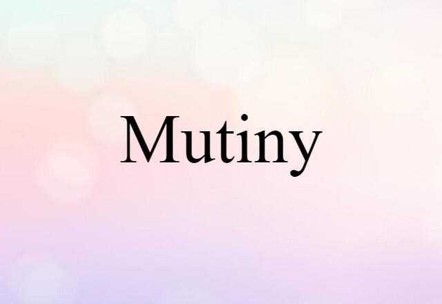 mutiny