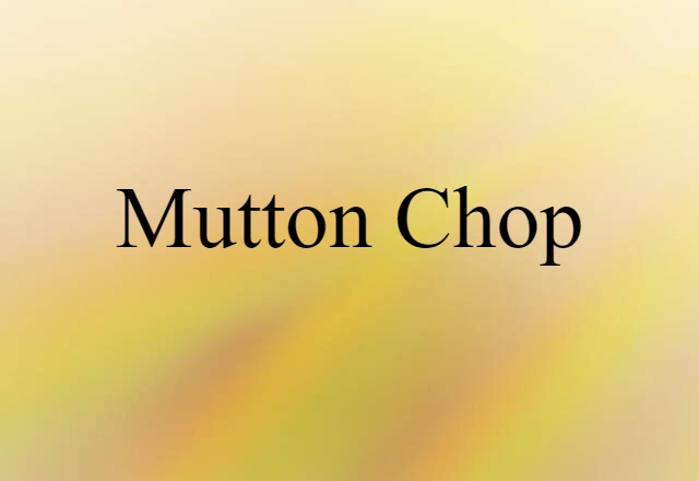 mutton chop