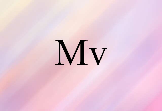 Mv