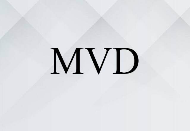 MVD