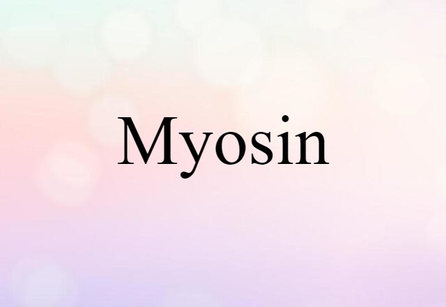 myosin