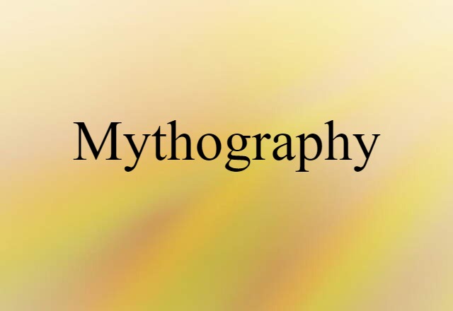 mythography