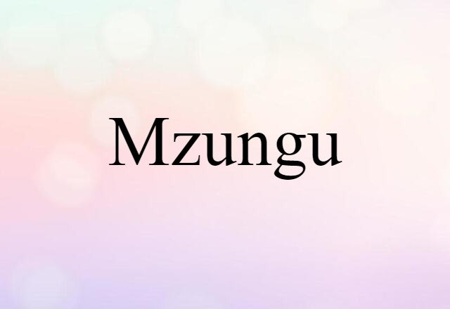 mzungu