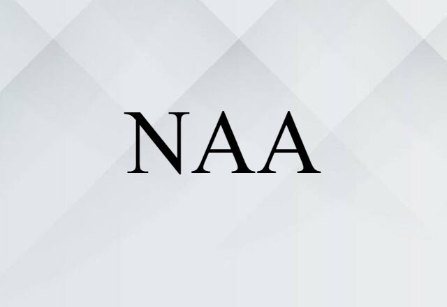 NAA (noun) Definition, Meaning & Examples