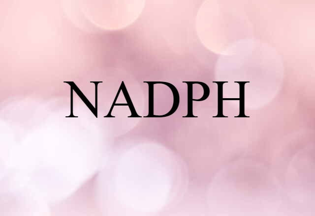 NADPH (noun) Definition, Meaning & Examples