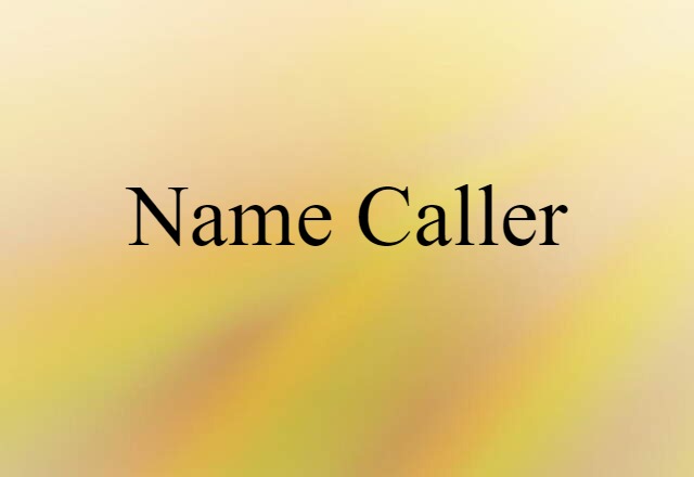 name-caller