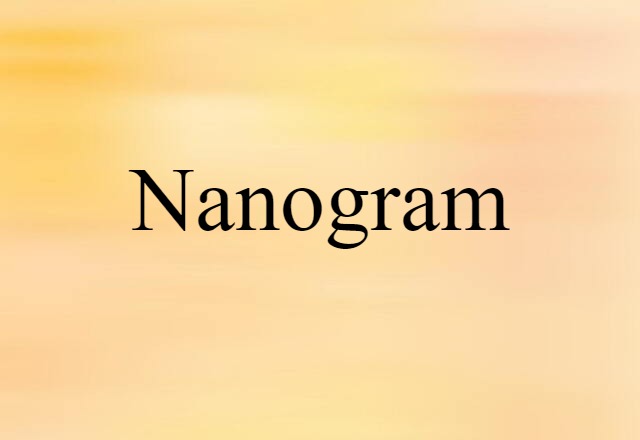 nanogram