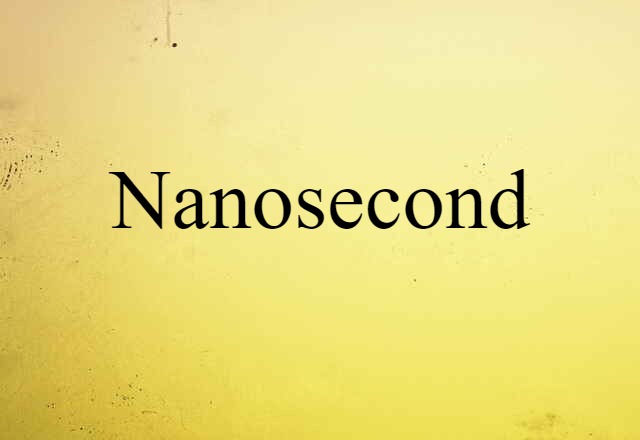 nanosecond