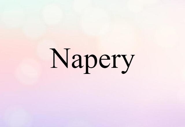 napery