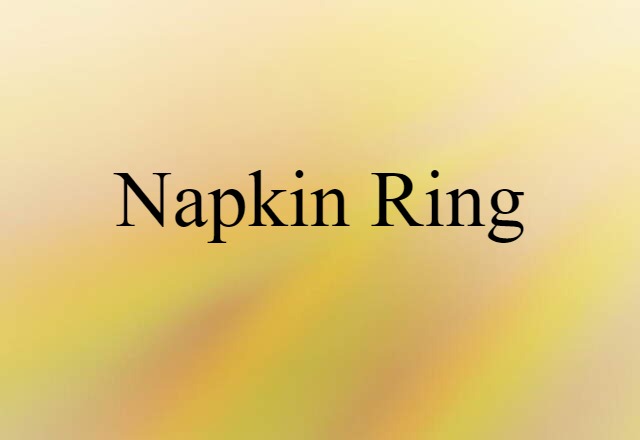 napkin ring