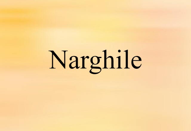 narghile