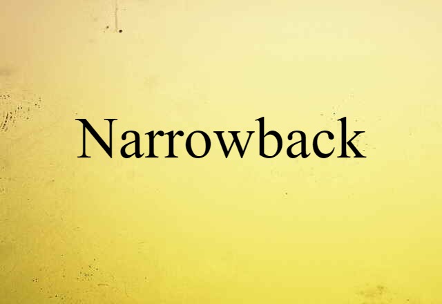 narrowback