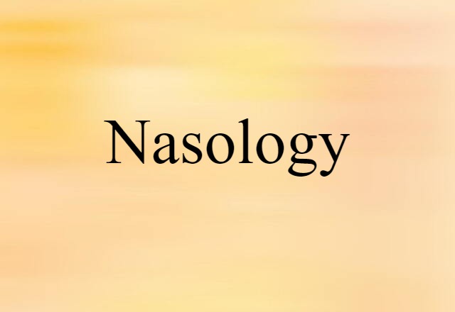 nasology