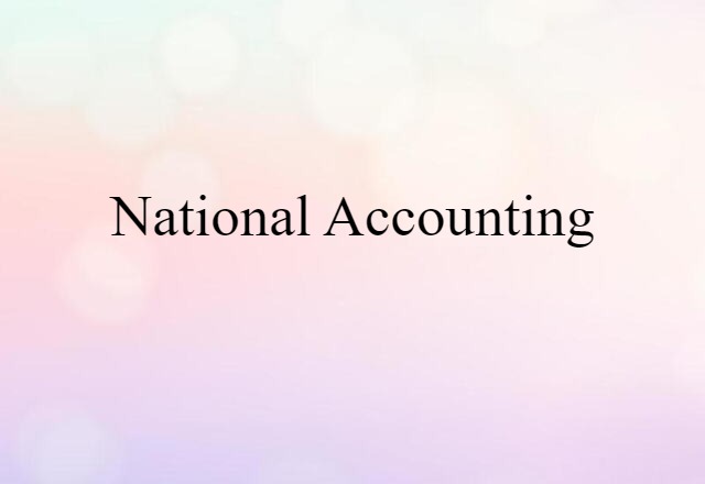 national accounting