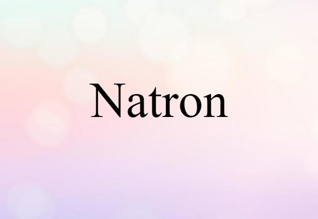 natron