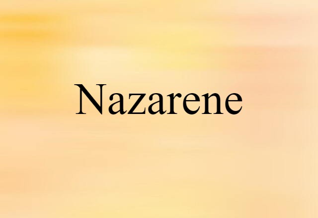 Nazarene