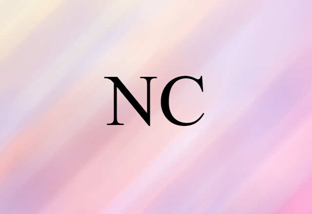 NC (noun) Definition, Meaning & Examples