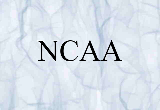 NCAA (noun) Definition, Meaning & Examples