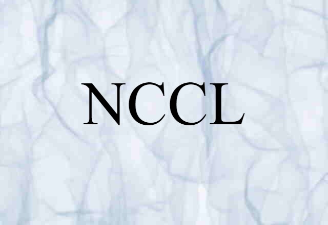 NCCL (noun) Definition, Meaning & Examples