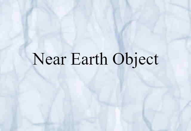 near-earth object