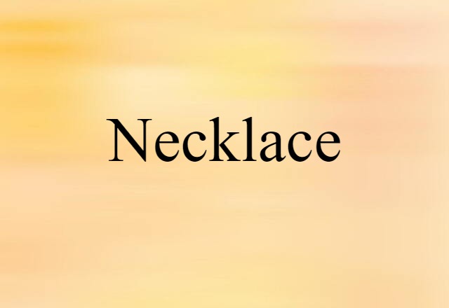 necklace