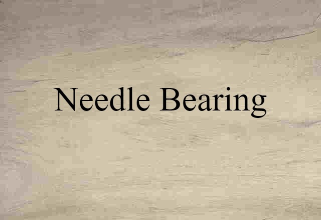 needle bearing