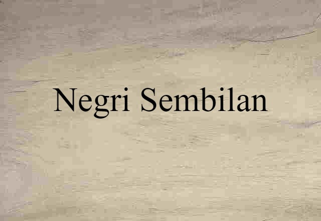 Negri Sembilan