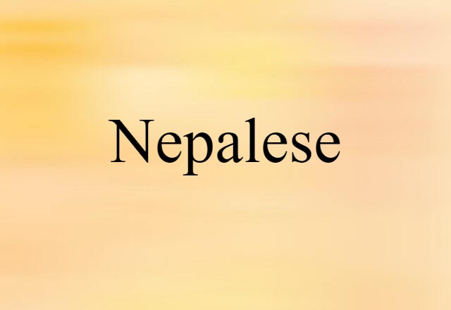 Nepalese