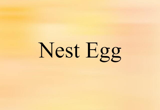 nest egg