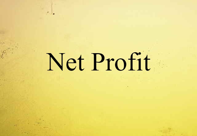 net profit