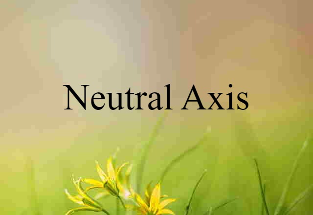 neutral axis